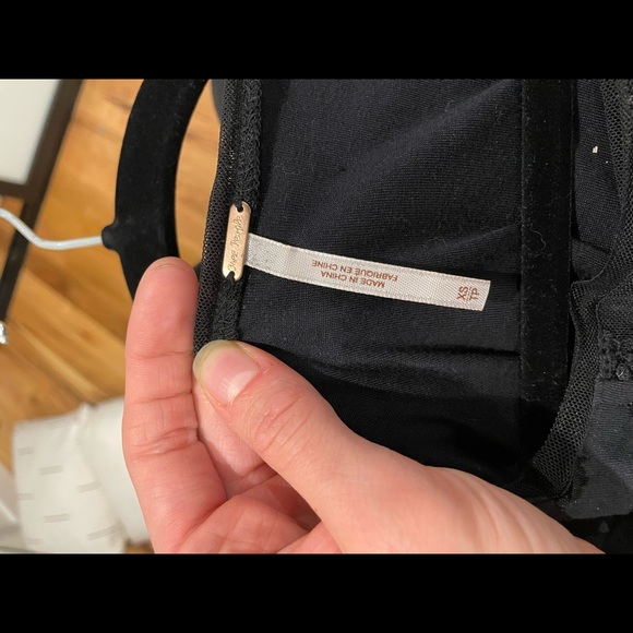 Black Free People keyhole back lace Dress - Picture 3 of 4